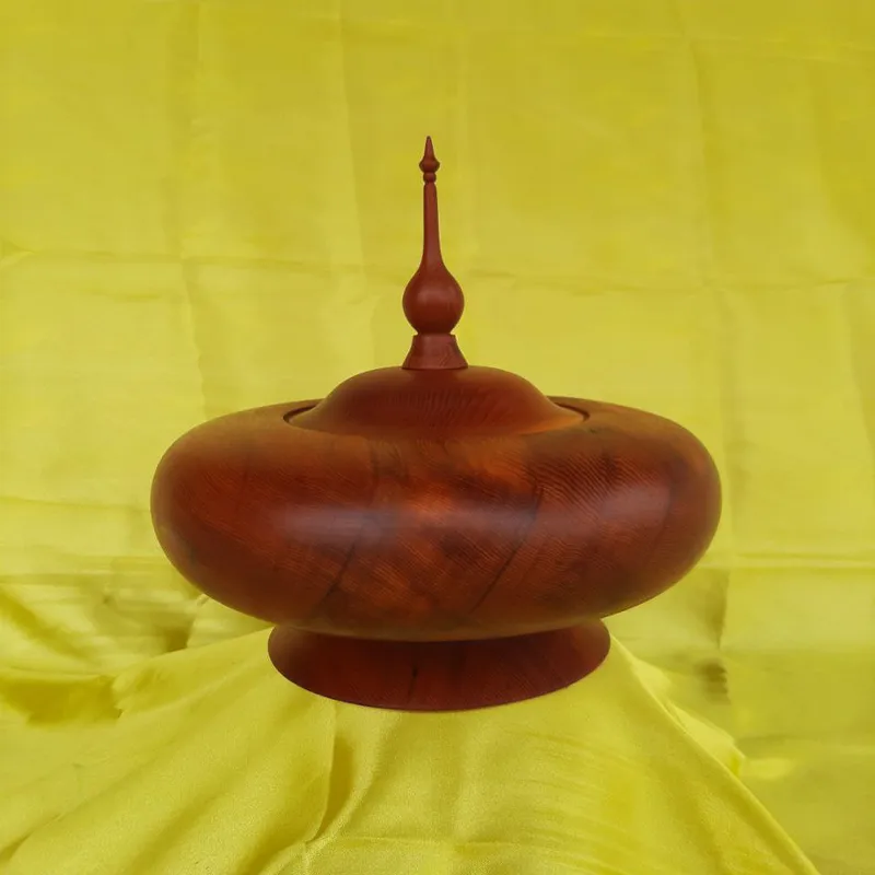 جزئیات طراحی آجیل خوری چوبی از چوب سرخ طبیعی