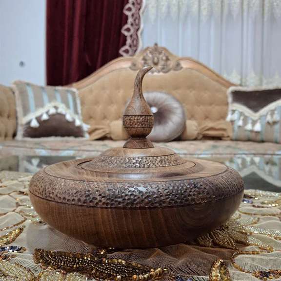 سینی چوبی گردو طبیعی