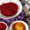 زعفران سرگل نگین یک مثقالی  طرح خاتم 2